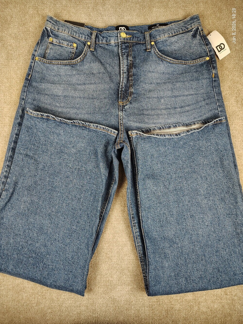 Women's Dee Ocleppo Denim Soho Wash Relaxed/Wide Leg